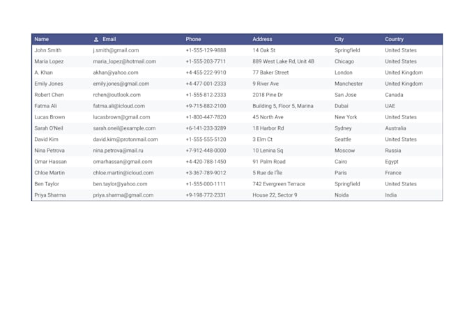 do excel data cleaning, address parsing, and CRM list formatting